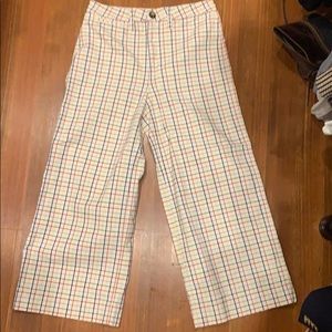 Madewell Emmett wide leg crop pant